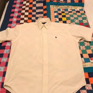 Ralph Lauren short sleeve button down cotton shirt